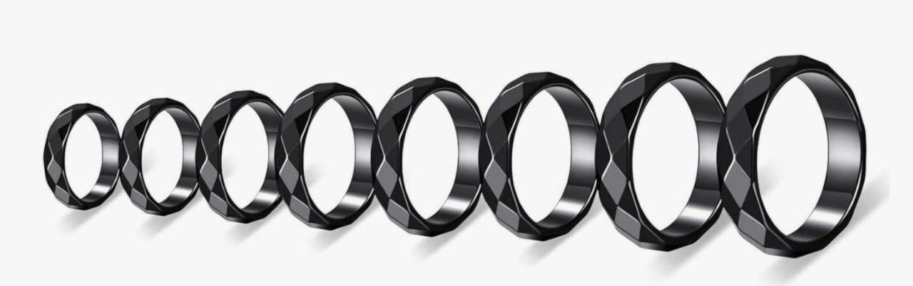 Non magnetic Hematite Rings to increase positive energy