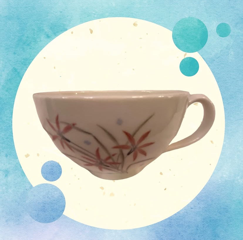 Vintage Collectable Flame Lily by Syracuse Tea Cup