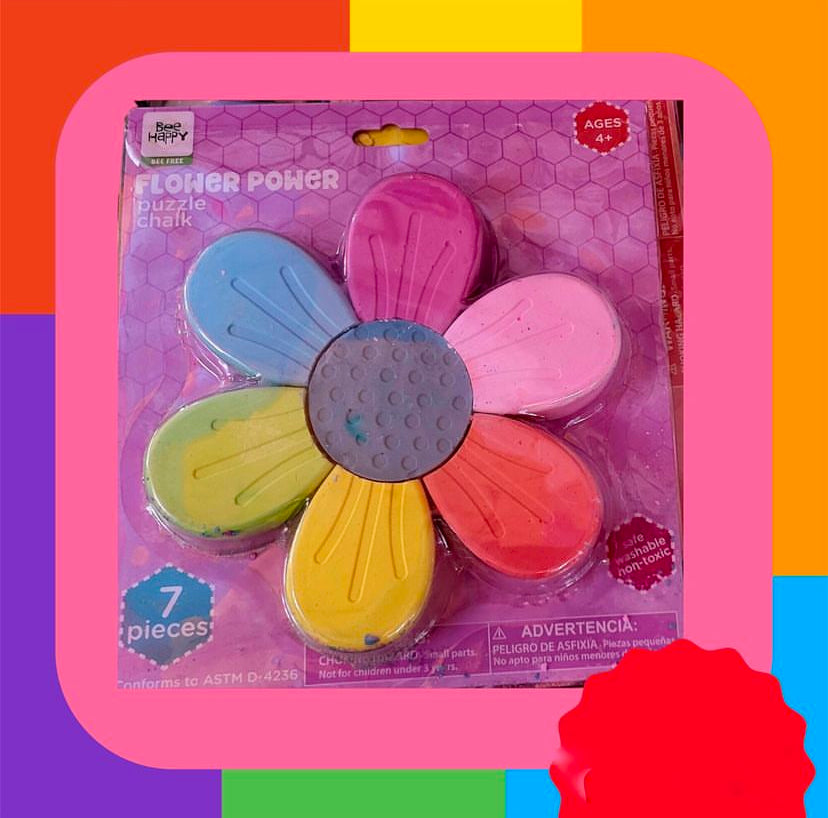 Colorful Chalks Flower