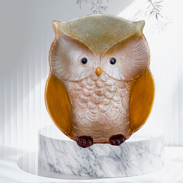 Vintage Unique Owl Dish