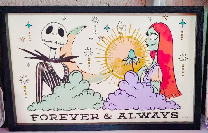 Nightmare Before Christmas Wall Frame Poster