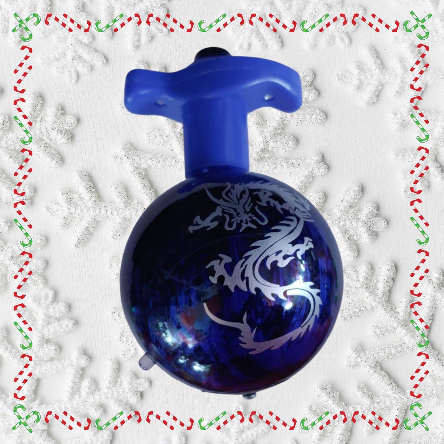 Musical Light-Up Spinning Top, Blue