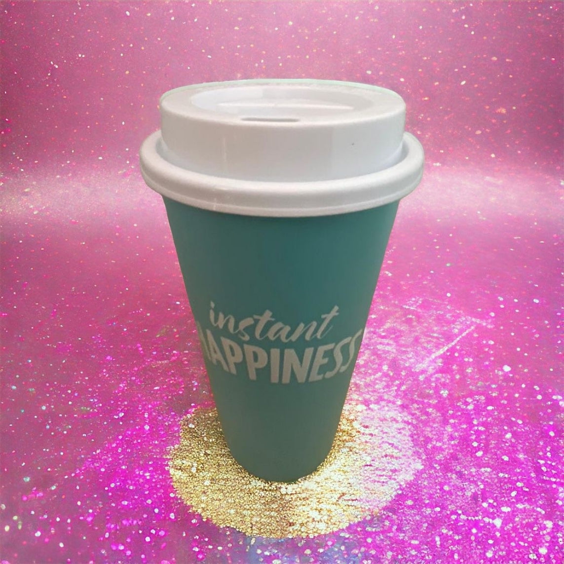 ‘Instant HAPPINESS’ TRAVEL CUP