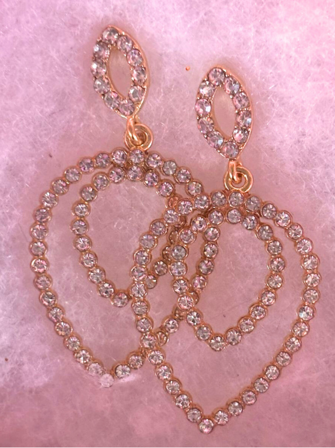 Faux Diamond Earrings