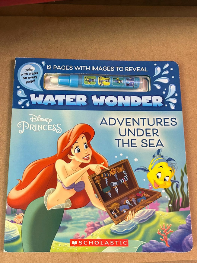 Water Wonder Adventure Under The Sea - 12 Pages with Images to Reveal