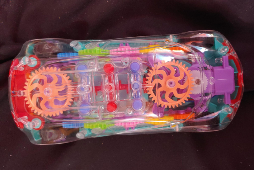 Colorful Mini Electric Gear Car