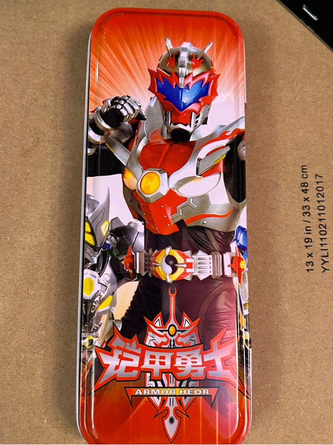 Armor Hero Metal Pencil Case