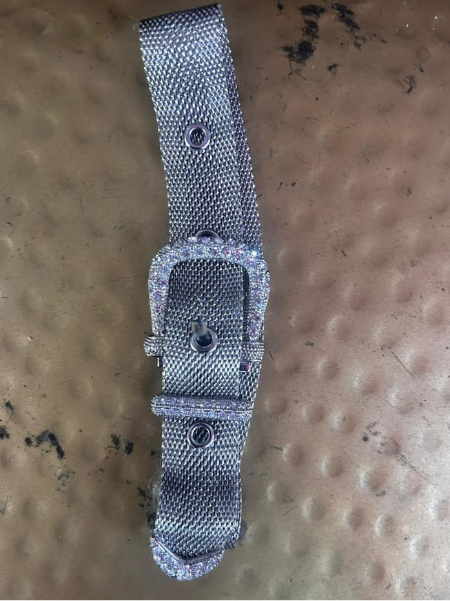 Silver Buckle Choker