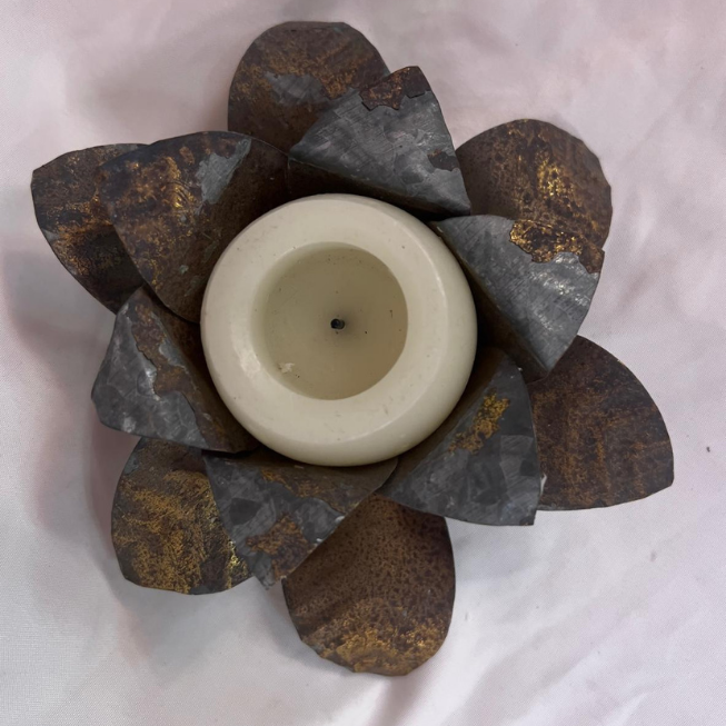 Vintage Flower Candle Holder