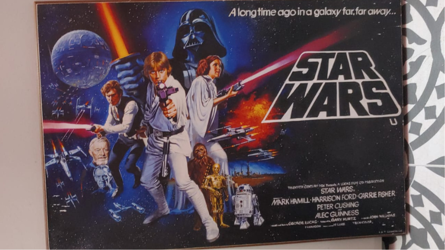 Star Wars: A long time ago in a galaxy far, far away Wood Artwork