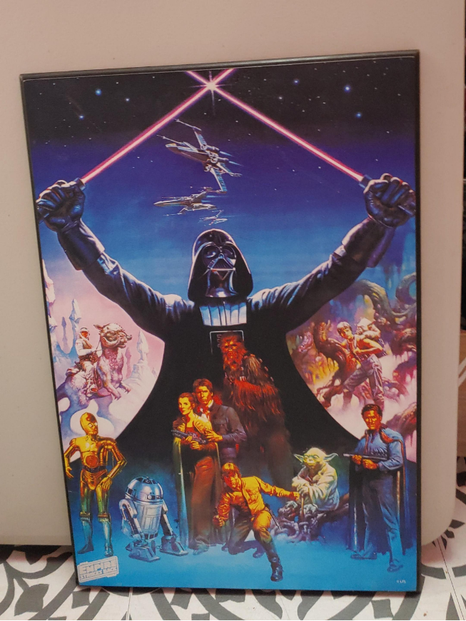 Star Wars: Darth Vader Wood Artwork