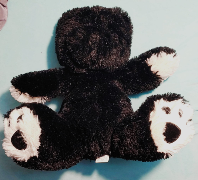 13.5" Black Dog Plushy