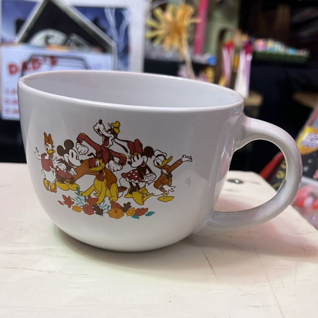 Vintage Mickey Mouse & Friends White Mug