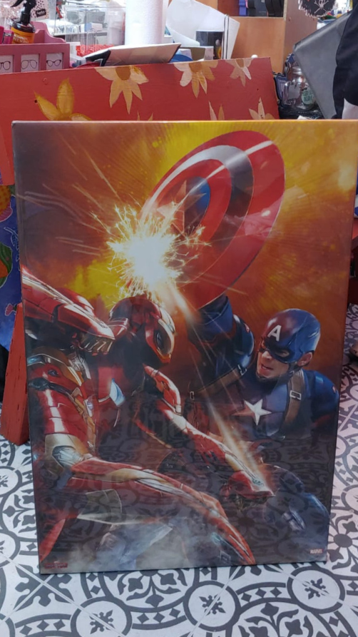 23.5" x 35.5" Collectable Captain America Vs Iron Man Civil War Poster