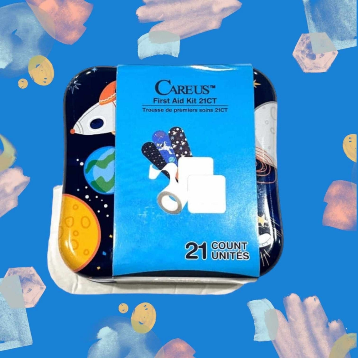 Space First Aid Kits in Metal Container