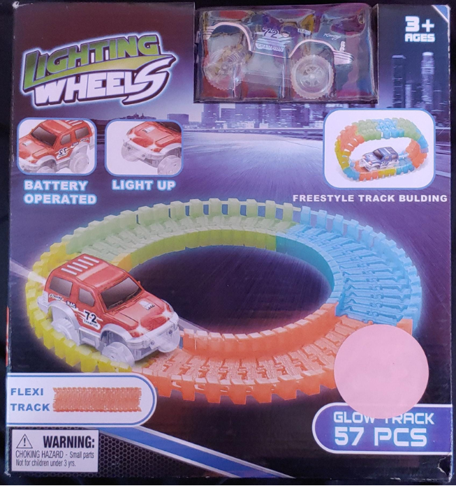 Lightning Wheels Toy Glow Track