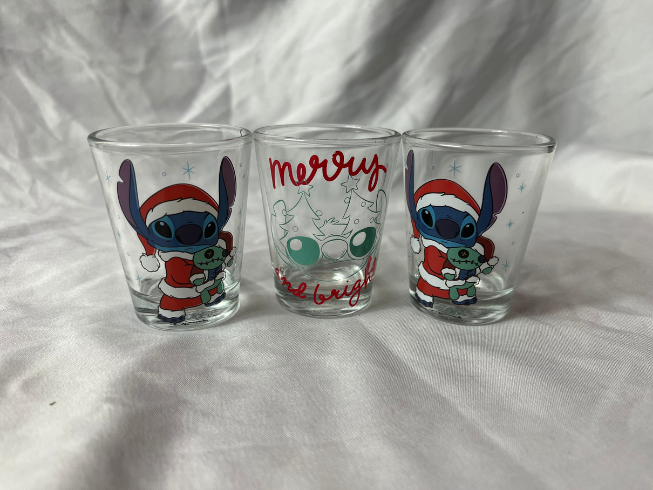 Lilo Holiday Shot Glass Set of 3