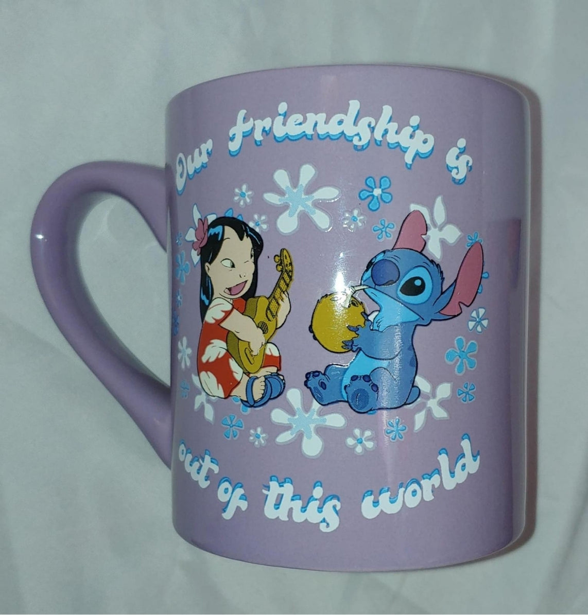 Vintage Collectible Lilo and Stitch Friendship Mug