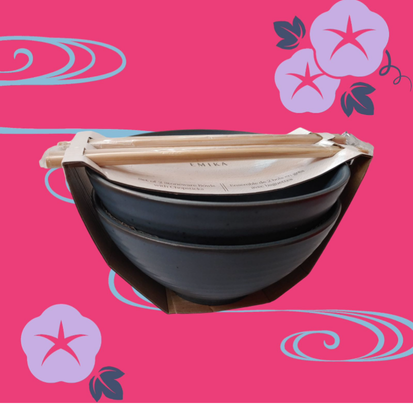 Hana Emika Bowl with Chopsticks