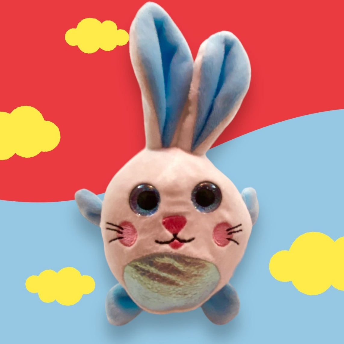6" Blue Bunny Plush