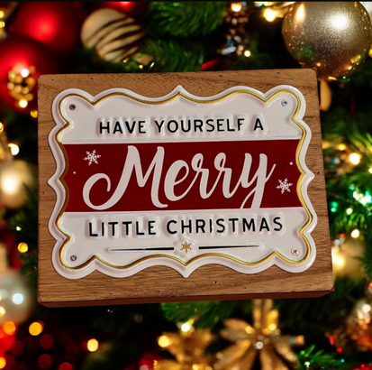 Have yourself a Merry Christmas Made of Wood