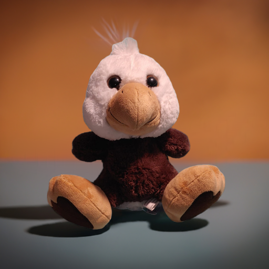 11" Taddle Toes by Aurora Bald Eagle Plush