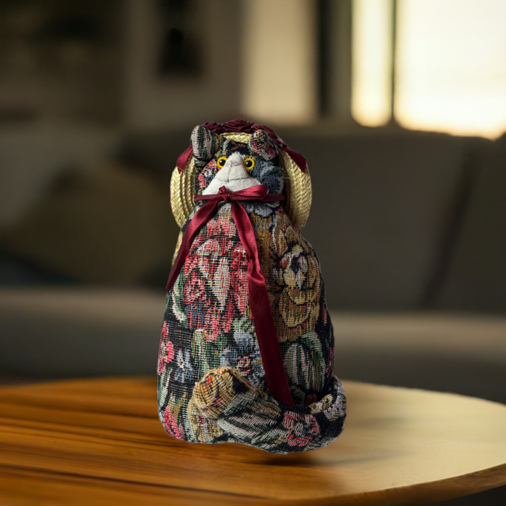 11.75" Vintage Collectible Cat Plush