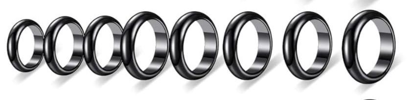 Non magnetic Hematite Rings to increase positive energy