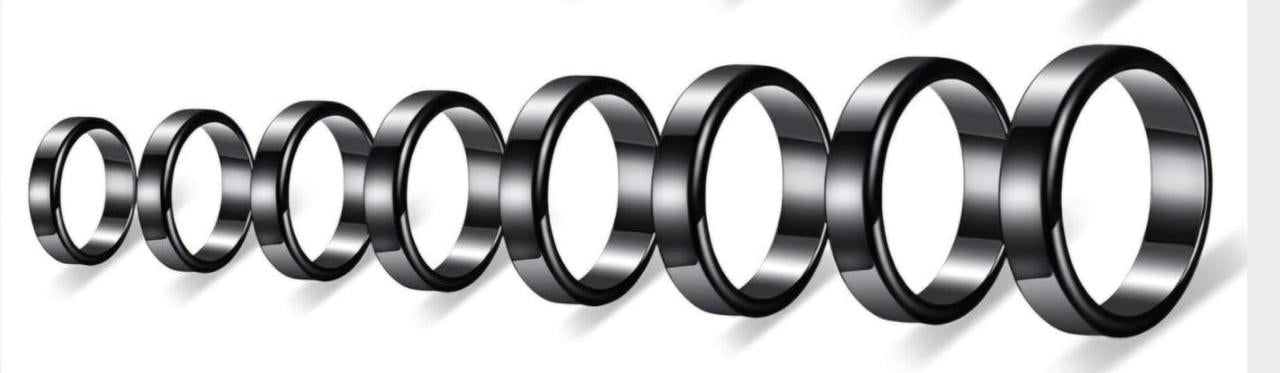 Non magnetic Hematite Rings to increase positive energy