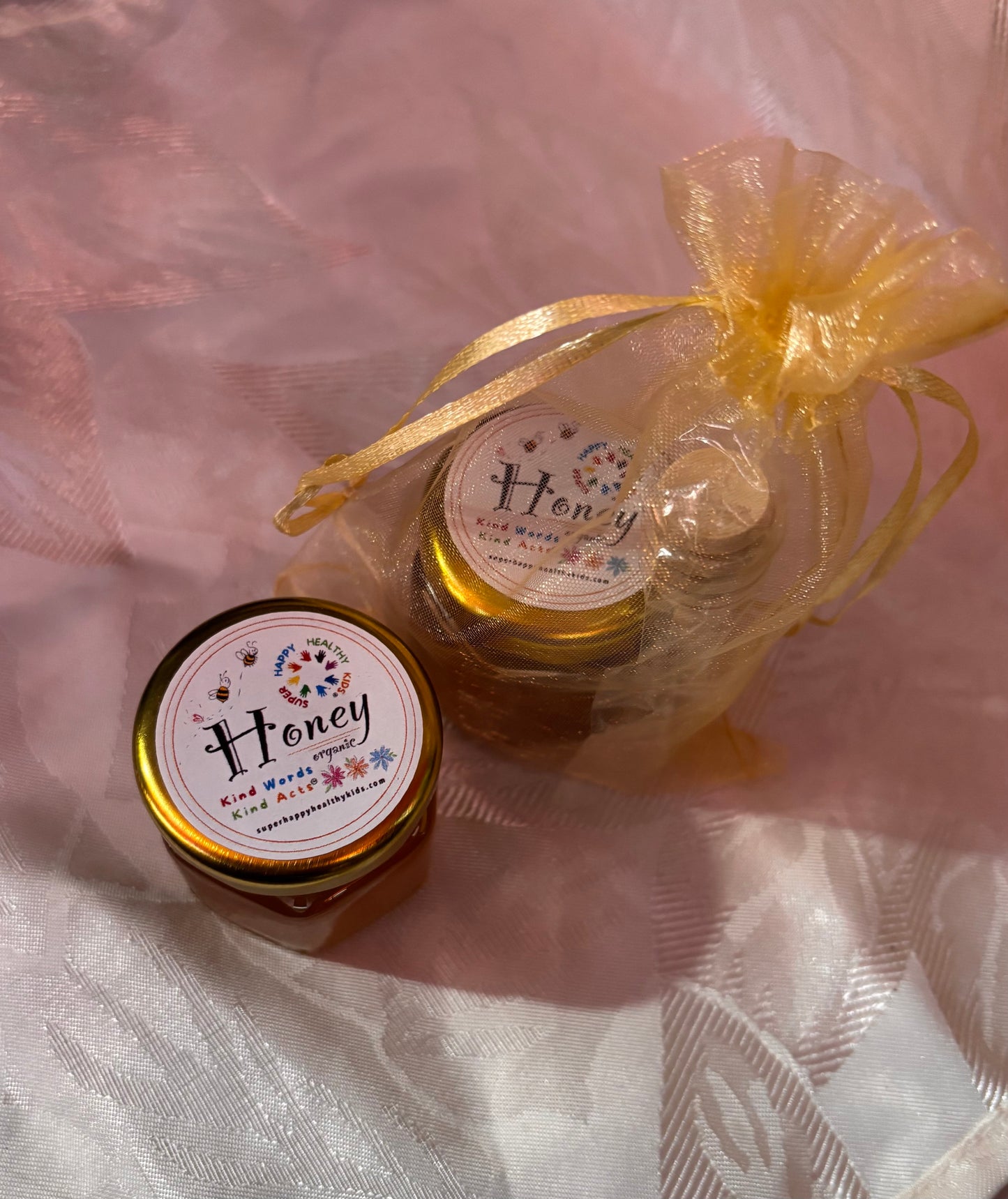 Pure Organic Honey Mini Jar, 2 Ounces