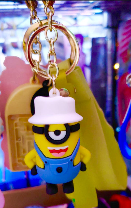 Minion in Hat Keychain