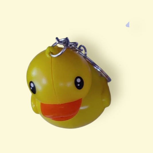 Light-Up Quacking Duck Keychain