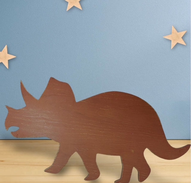 Hobby lobby Triceratops Wood Wall Decor