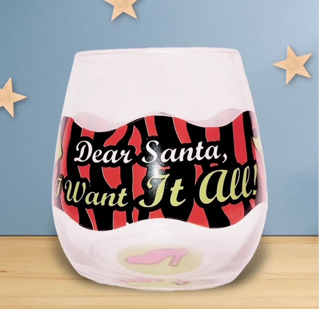 Vintage Collectable Dear Santa“I want it all” Christmas Mug