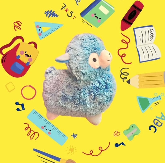 Blue Alpaca Plush