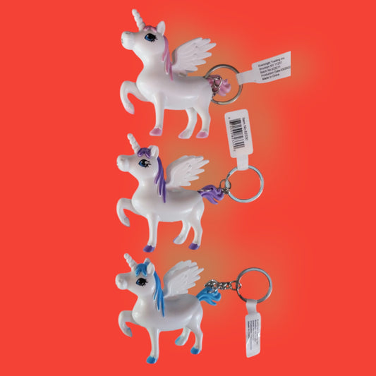 Unicorn Keychain Pink, Purple,Blue
