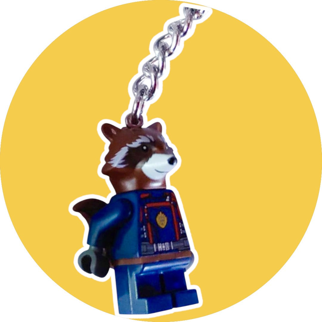 Lego Rocket Raccoon Keychain