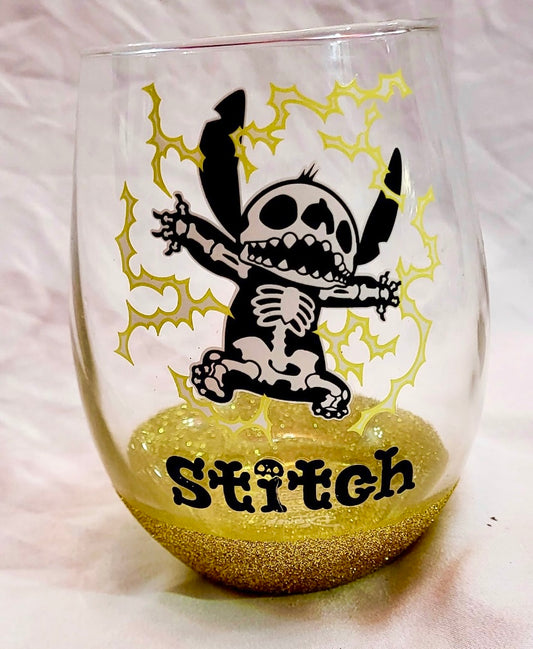 Vintage Collectibles Stitch Glass Cup