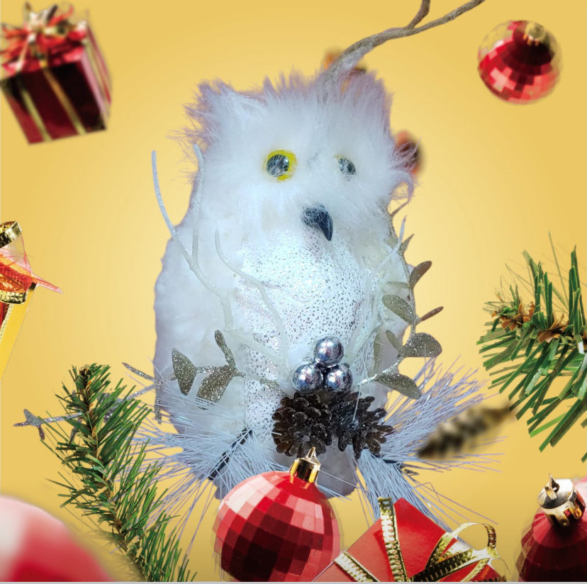 Fuzzy Owl Ornament
