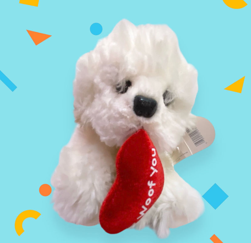 Woof You Puppy Love Plush