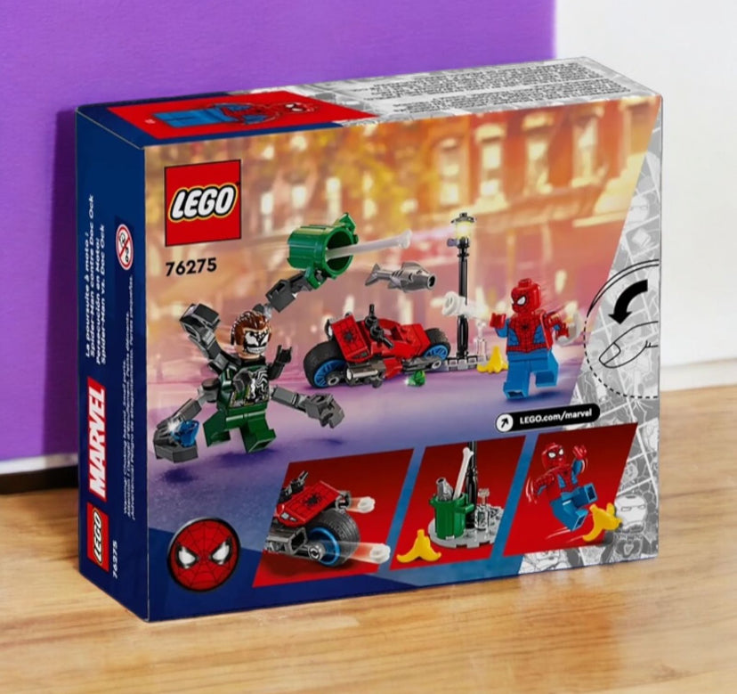 Lego Motorcycle Chase Spiderman Vs Dock Ock