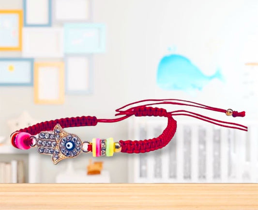 Red Braided Evil Eye Bracelet