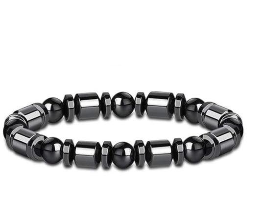Non Magnetic Black Hematite Bracelet