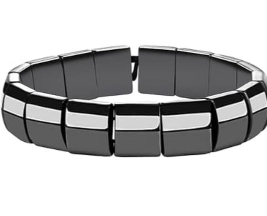 Non Magnetic Black Hematite Bracelet