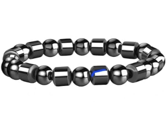 Non Magnetic Black Hematite Bracelet
