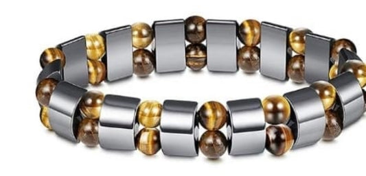 Magnetic  Hematite Bracelet for a balanced body