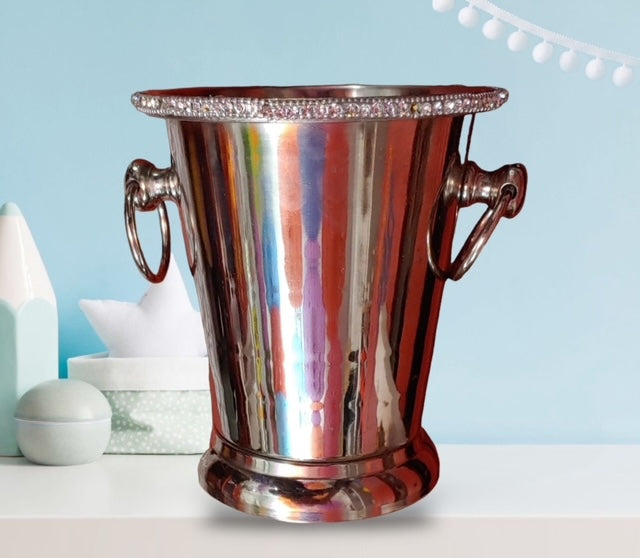 Vintage Studded Champagne Bucket