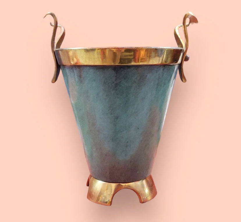 Vintage Brass & Enamel