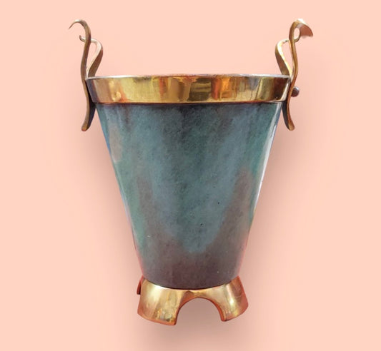 Vintage Brass & Enamel