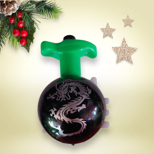 Musical Light-Up Spinning Top, Green